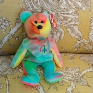 TY Peace 4th generation beanie baby